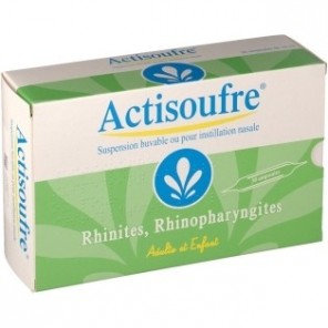 Actisoufre 4mg/50mg 30 ampoules de 10ml