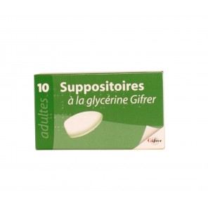 Suppositoire à la glycérine Gifrer x10