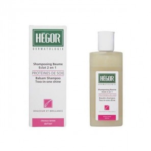 Hégor Shampooing Baume Eclat 2 en 1 Protéines de Soie 500 ml