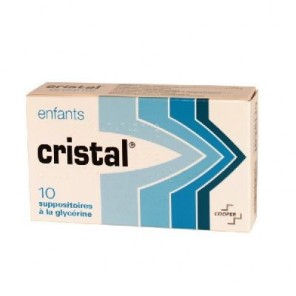 Cristal Suppositoire enfant  10 suppositoires