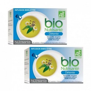 NUTRISANTE INFUSION BIEN ETRE SOMMEIL BIO 2X20 SACHETS