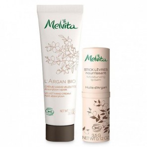 MELVITA KIT MAINS ET LEVRES ARGAN BIO