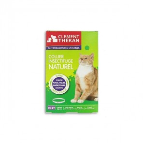 Clément Thékan Collier insectifuge naturel pour chat 34 cm