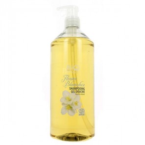 Gravier Shampooing  Gél Douche Fleurs  Blanches Bio 1L