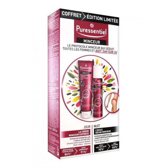 Puressentiel crème minceur express 150ml et son huile