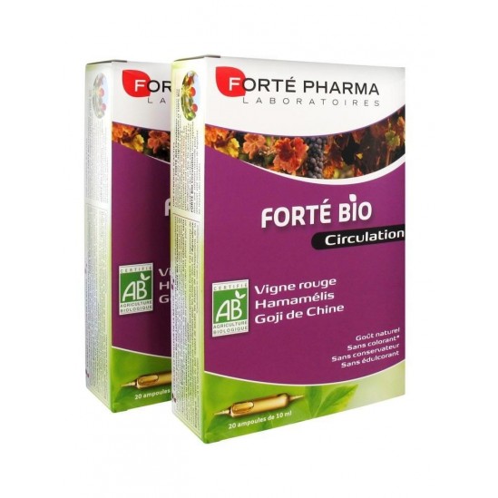 Forté Pharma Forté Bio Circulation Lot de 2 x 20 Ampoules