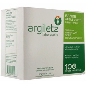 Argiletz bande d'argile verte 2 bandes