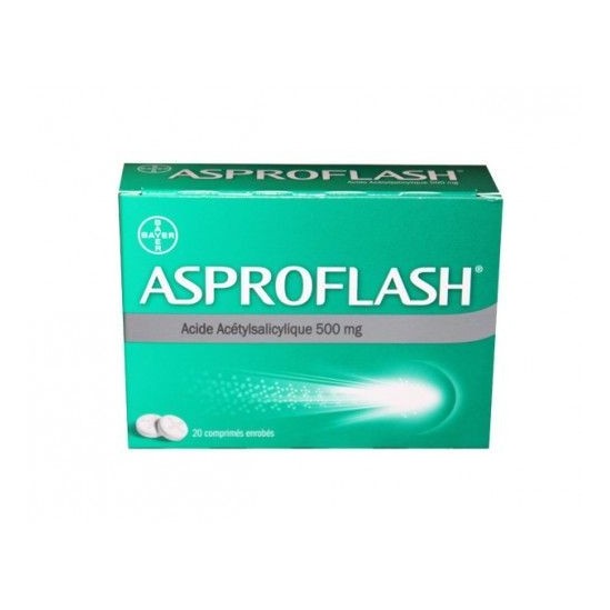 Asproflash 500 mg 20 comprimés