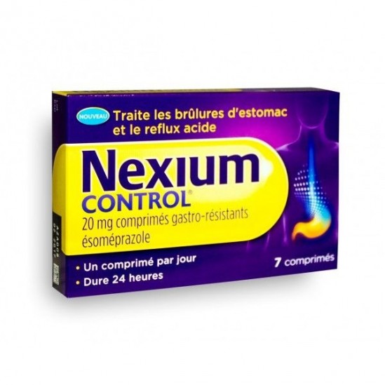 Nexium control brûlure d'estomac 7 comprimés