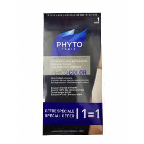 Phytocolor Couleur Soin 1 Noir Kit Duo