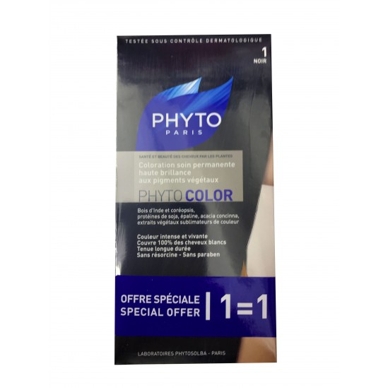 Phytocolor Couleur Soin 1 Noir Kit Duo