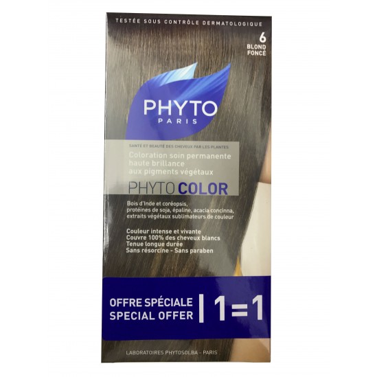 Phytocolor Couleur Soin 6 Blond Foncé Kit Duo