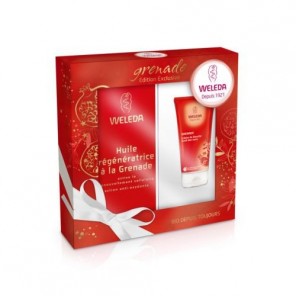 Weleda Huile Grenade Coffret + Crème Douche 50ml Offerte