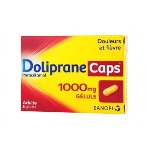 Dolipranecaps 1000mg 8 gélules