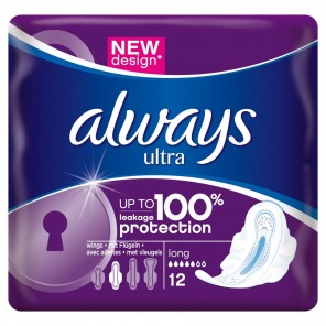 Always Ultra Long Plus 12 Serviettes