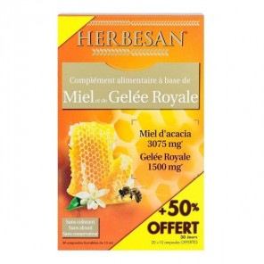 Herbesan Gellé Roy 1500 mg 20 ampoules +50%