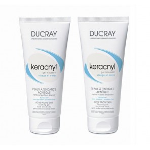 Ducray Duo Gel Moussant Peau Acnéique 200 ml 