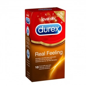 Durex real feeling 10 préservatifs