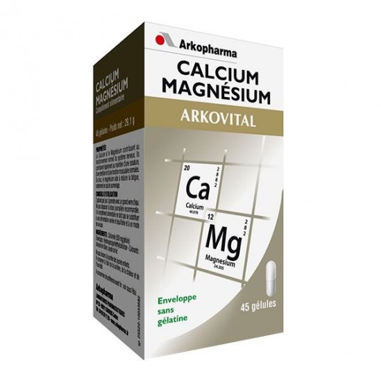 Arkopharma Arkovital Calcium Magnesium 45 gélules