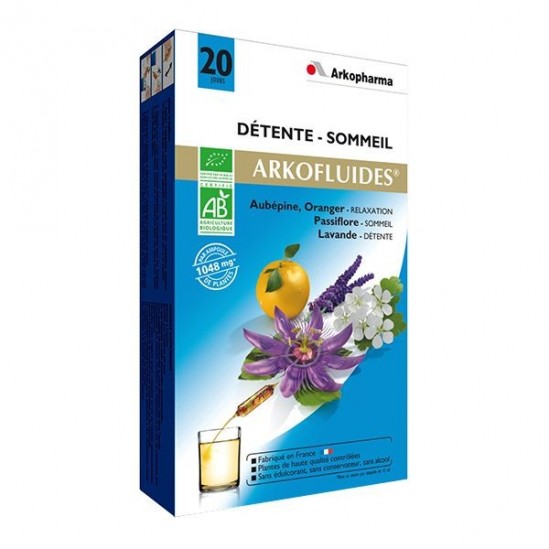 Arkomed détente 20 ampoules