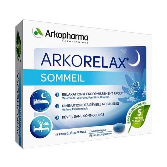 Arkopharma Arkorelax Sommeil 15 Comprimés