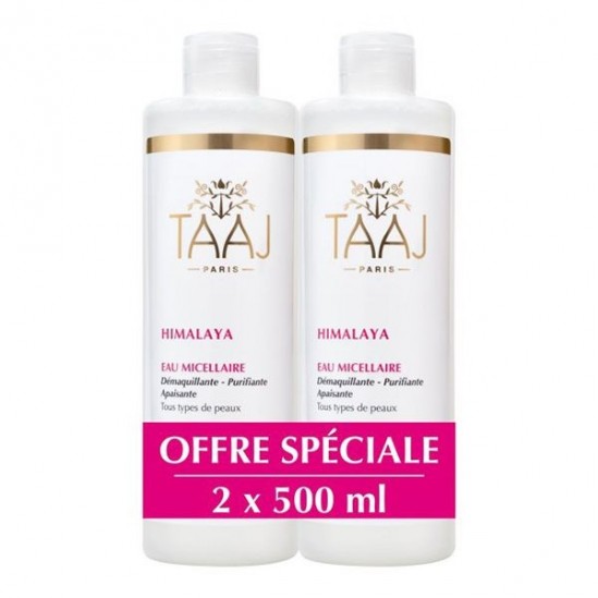 Taaj Himalaya Eau Micellaire 2 x 500 ml