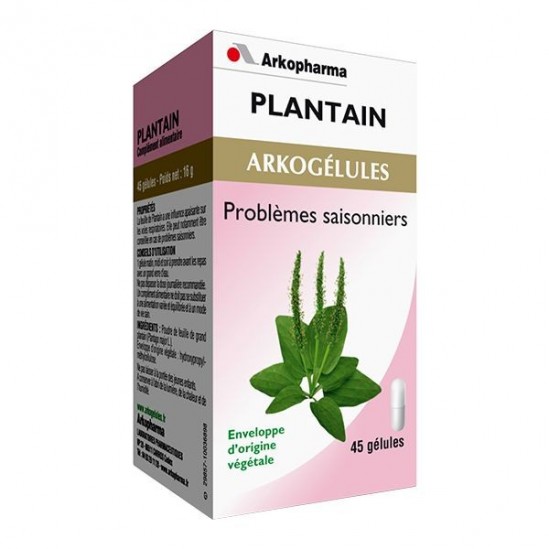 Arkopharma Arkogélules Plantain 45 gélules