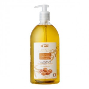 Mkl Gel Douche Huile d'Argan du Maroc 1l Sans Savon 