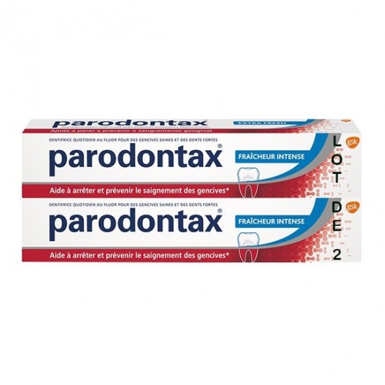 Parodontax fraicheur intense lot 2x75ml