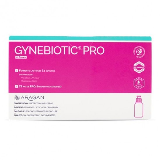 Aragan gynebiotic pro cranberry lot de 2 boites de 1kg