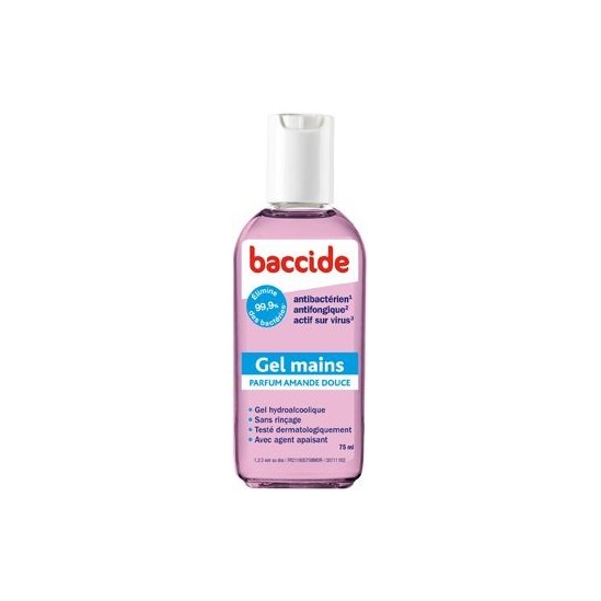 Baccide Gel Mains Amande Douce 75 ml