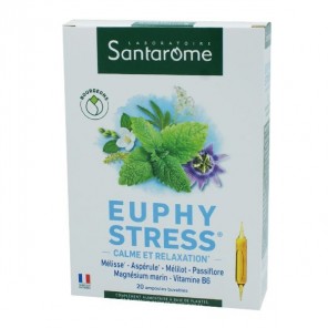 Santarome euphystress boite de 20 ampoules 