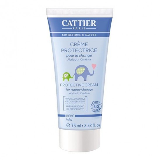 Cattier bébé crème protectrice pour le change 75ml