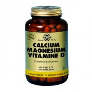 Solgar calcium, magnesium et vitamine D 150 tablets 