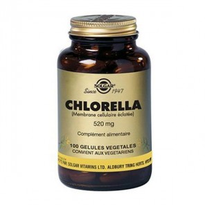 Solgar chlorella 100 gélules végétales 520mg