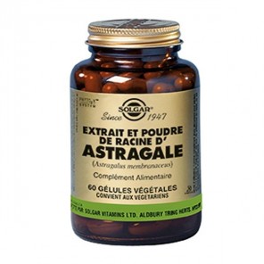 Solgar extrait et poudre de racine d'astragale 60 gélules 