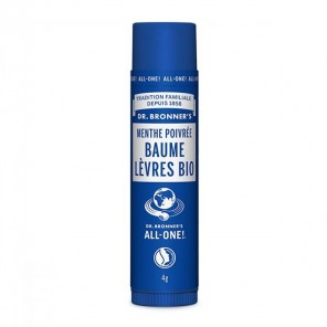 Eolys dr bronner's baume à lèvres menthe poivrée 