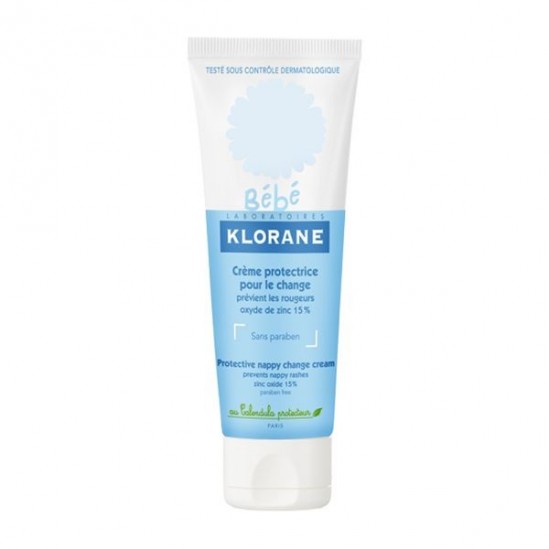 Klorane crème protectrice pour le change 75g