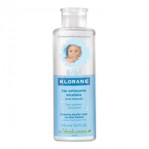 Klorane Bébé Eau Nettoyante Micellaire Sans Rinçage 500 ml