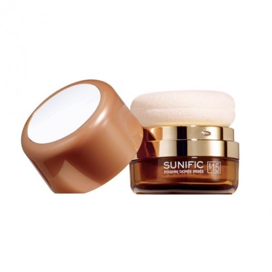 Liérac sunific poudre solaire dorée SPF15 6g