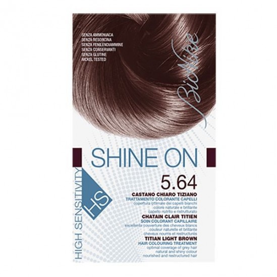 Bionike Shine on HS soin coloration 5.64 chatain clair titien