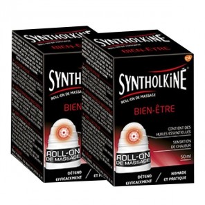 SYNTHOLKINE ROLL-ON MASSAGE LOT DE 2