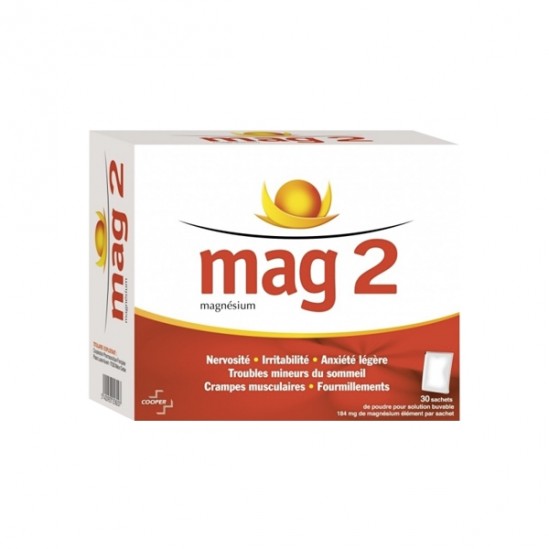 Mag 2 poudre pour solution buvable 30 sachets