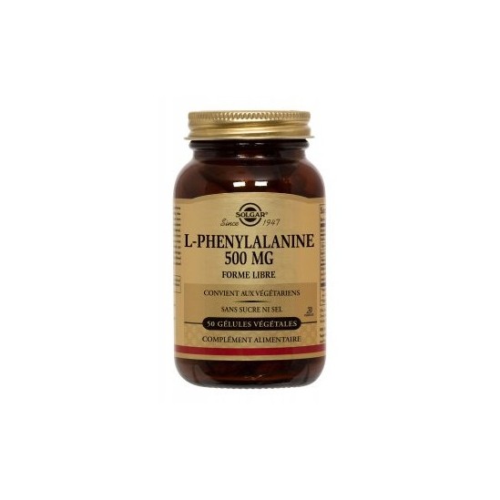 Solgar L-Phénylalanine 500mg 50 gélules