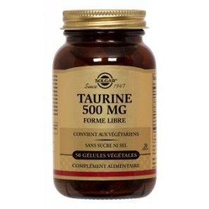 Solgar Taurine acides aminés 500mg 50 gélules