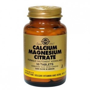 Solgar Calcium Magnésium Citrate 50 tablets