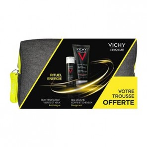 Vichy Hommes trousse hommes rituel energie 200ml + 50ml