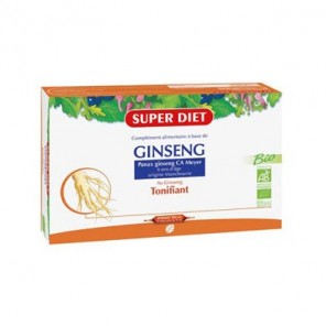 Superdiet Ginseng bio tonifiant 20 ampoules