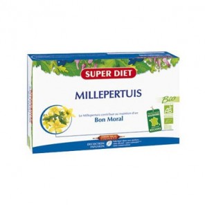 Superdiet Millepertuis bio complément alimentaire 20 ampoules