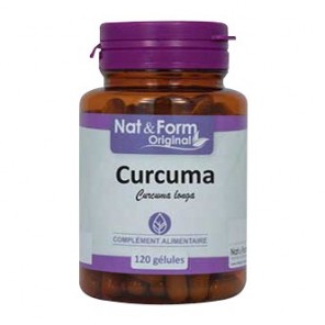 Nat&Form Curcuma compléments alimentaires 120 gélules